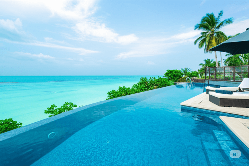 Sleek Ocean Infinity Pool