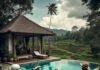 Bali on a Budget: How to Enjoy a Luxury Trip Without Breaking the Bank Relaxing by Bali villa infinity pool at sunset.